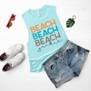 Beach Beach Beach Tank Size L